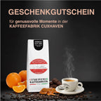 Geschenkgutschein für das Café in der Kaffeefabrik Cuxhaven