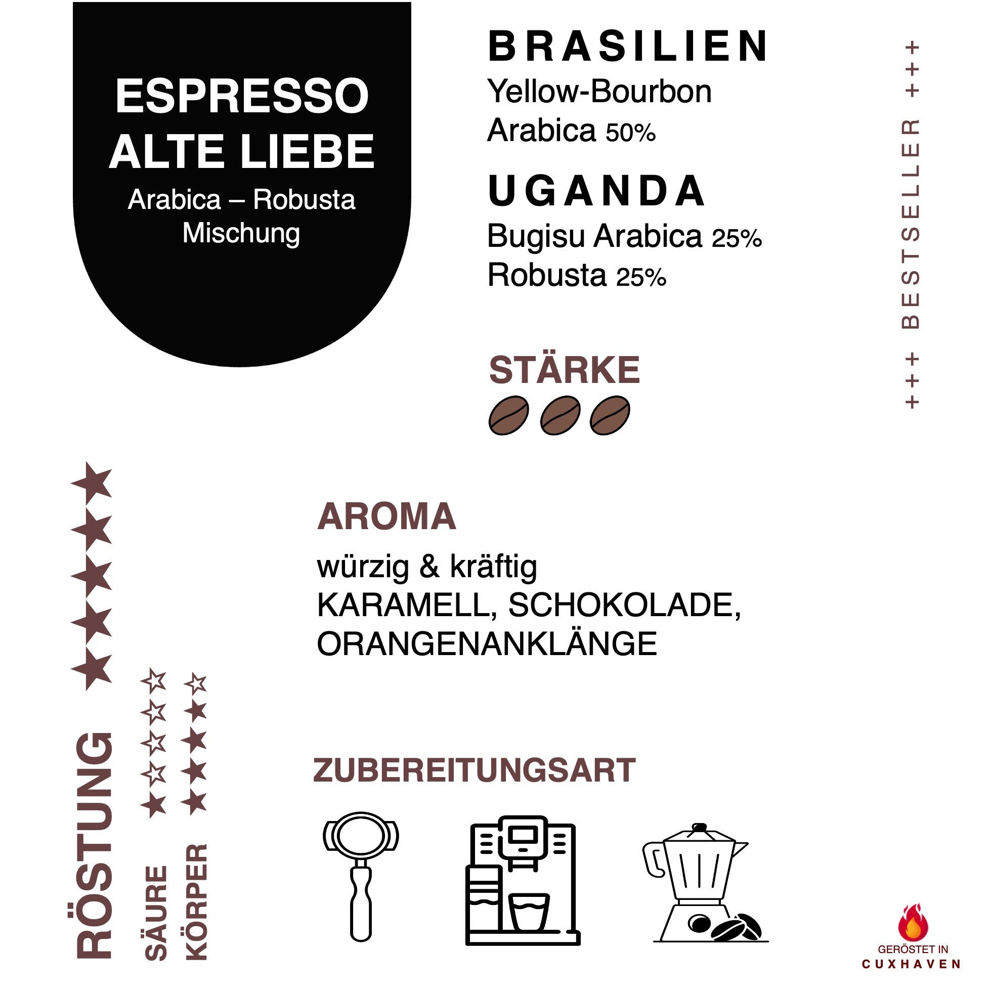 Espresso-Trio - 3.000 g