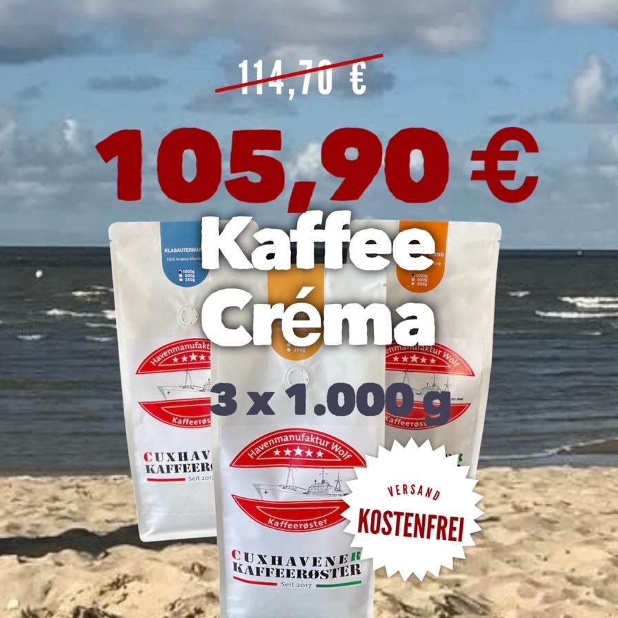 Kaffee Créma Paket  - 3.000 g