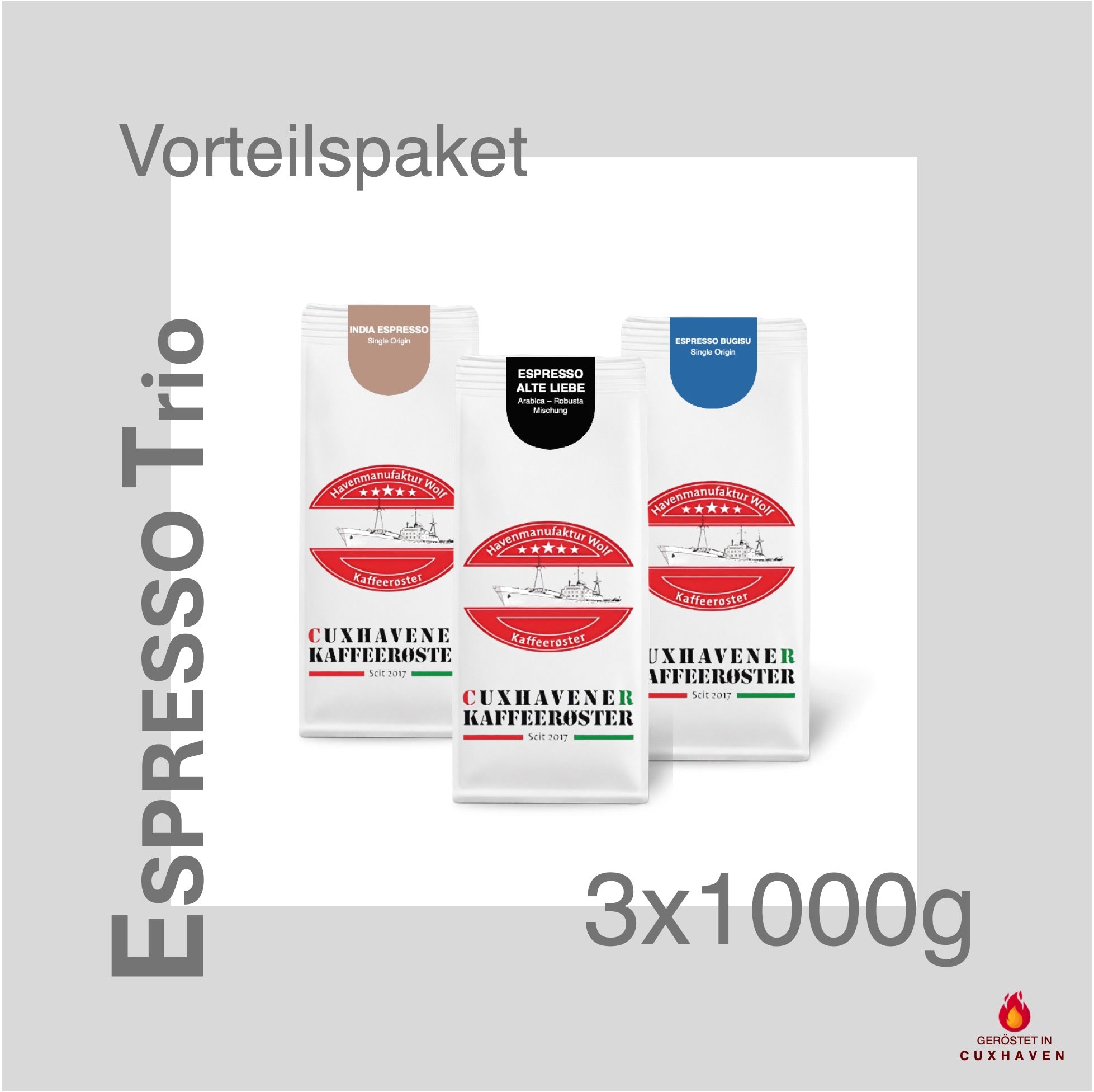 Espresso-Trio - 3.000 g
