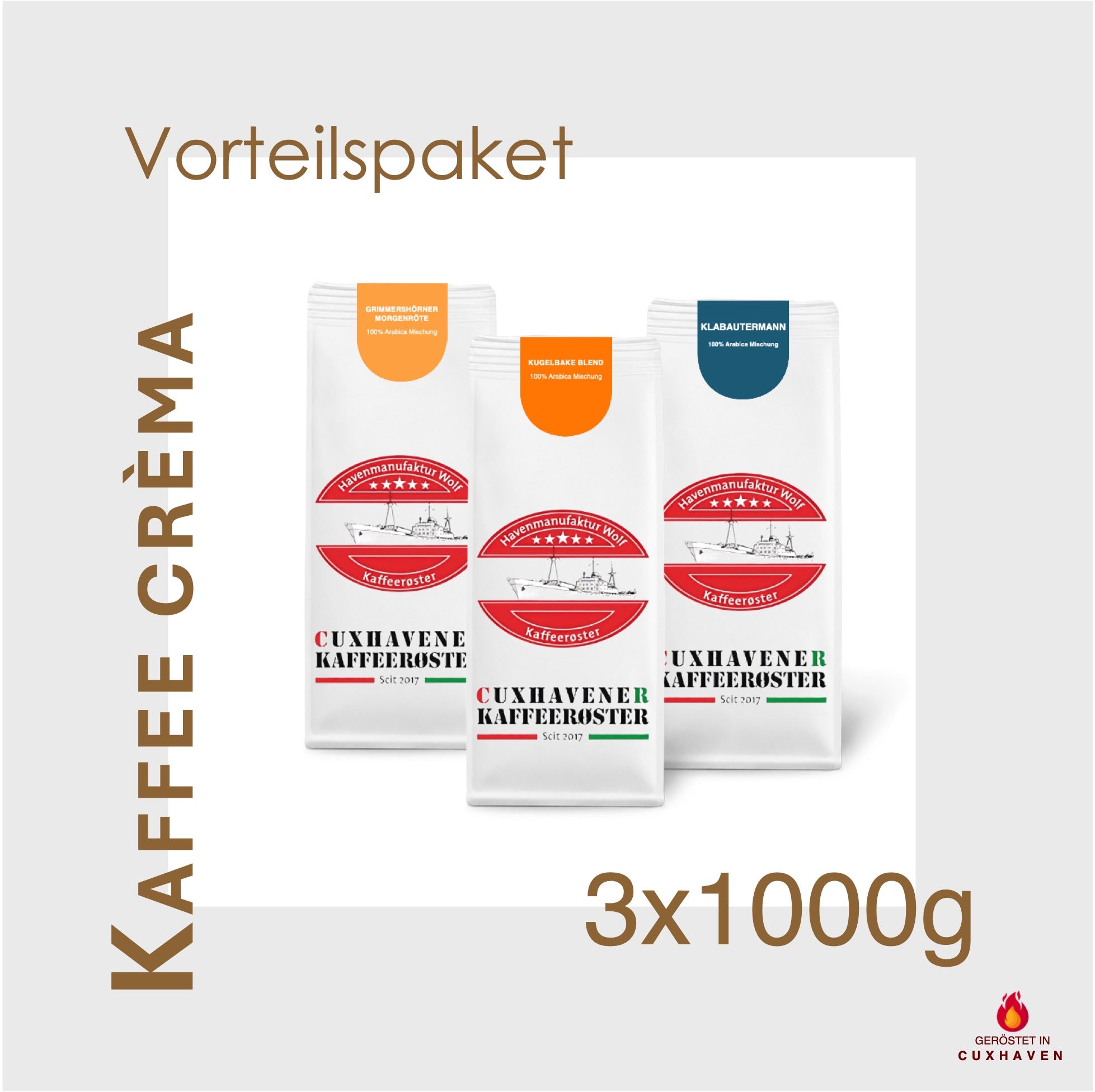 Kaffee Créma Paket  - 3.000 g