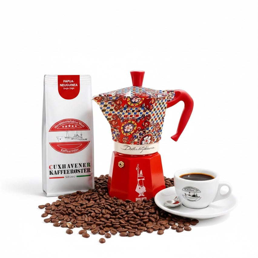 Bialetti - Moka Express im Dolce & Gabbana Design "Carretto Siciliano"