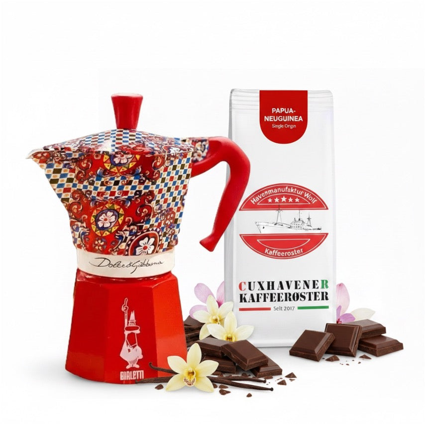 Bialetti - Moka Express im Dolce & Gabbana Design "Carretto Siciliano"