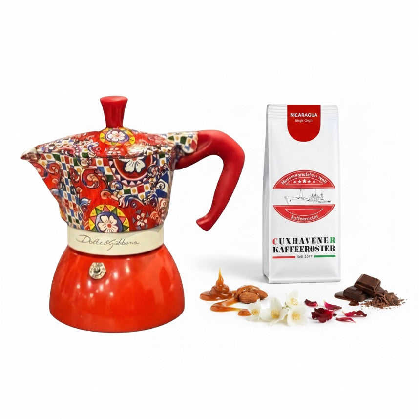 Bialetti - Moka Induktion im Dolce & Gabbana Design "Carretto Siciliano"