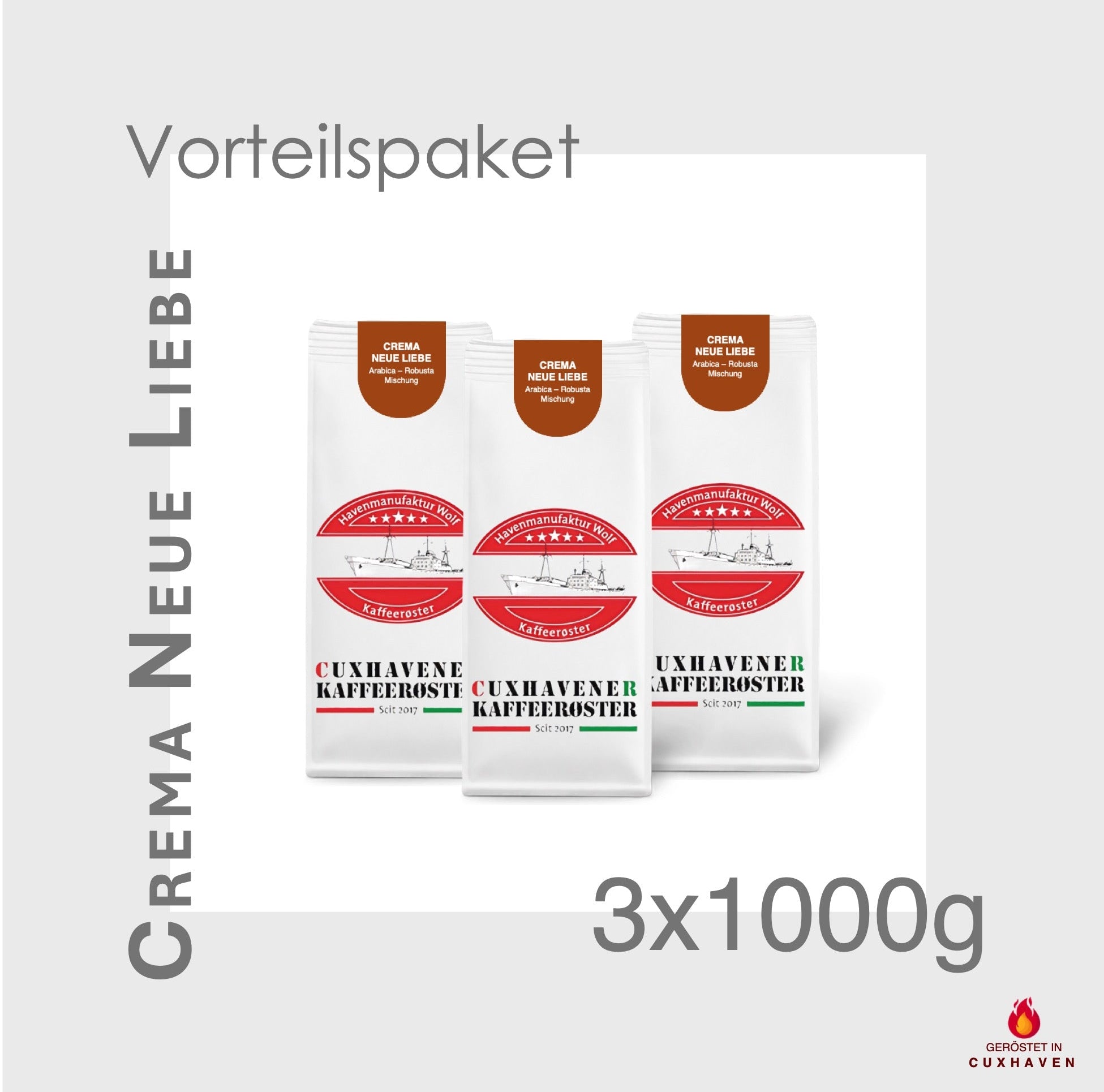 Crema Neue Liebe 3 x 1kg