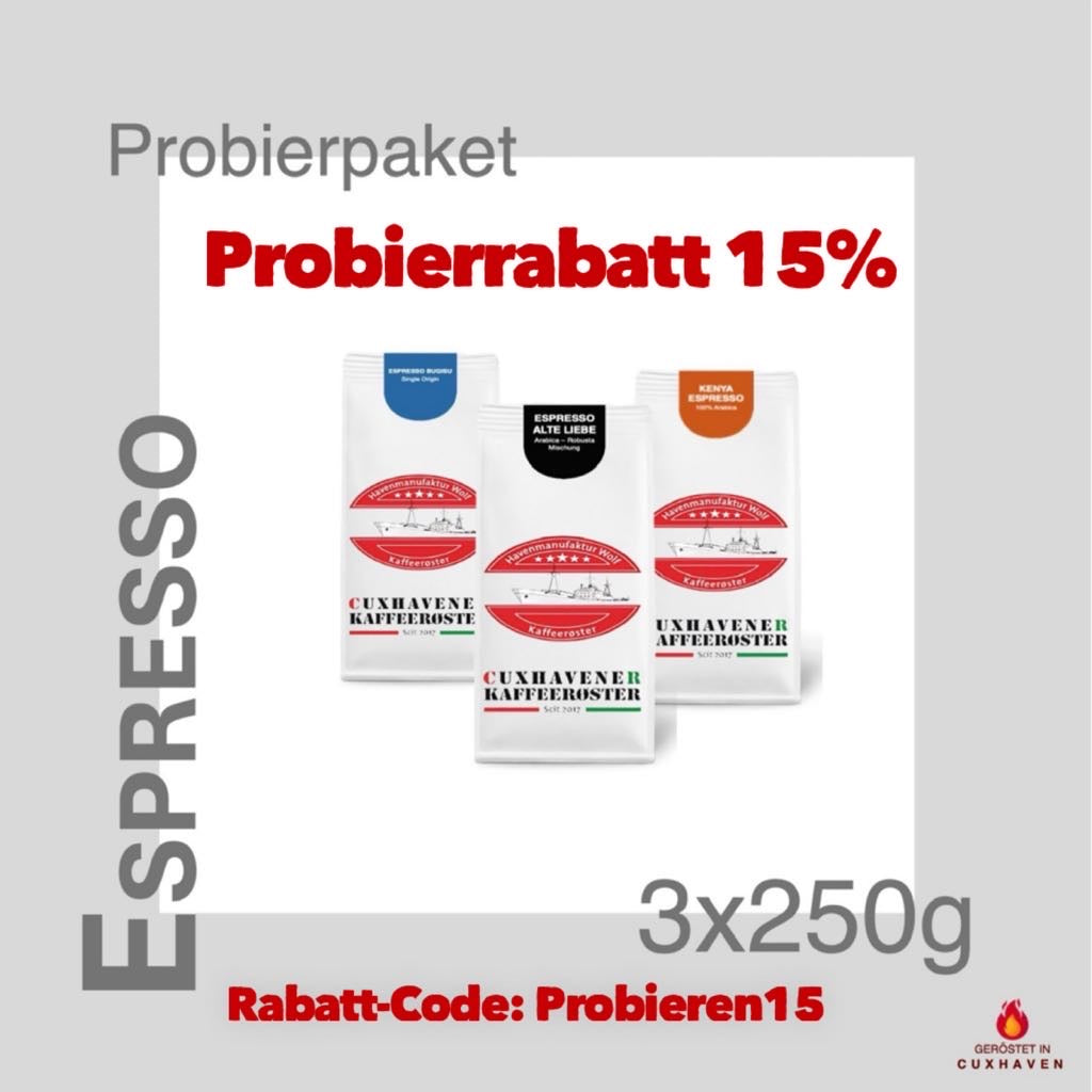Espresso-Probierpaket - 750 g