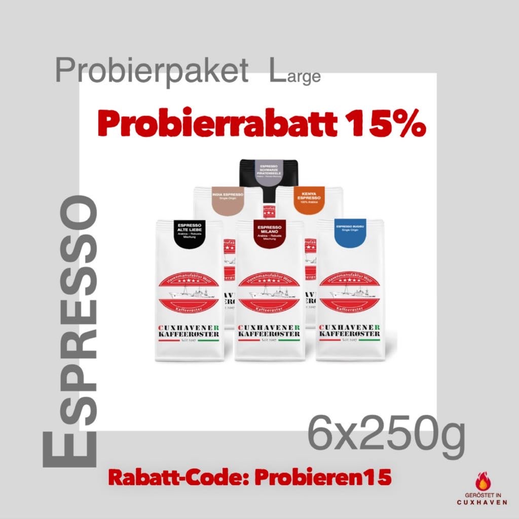 Espresso-Probierpaket L - 1.500 g