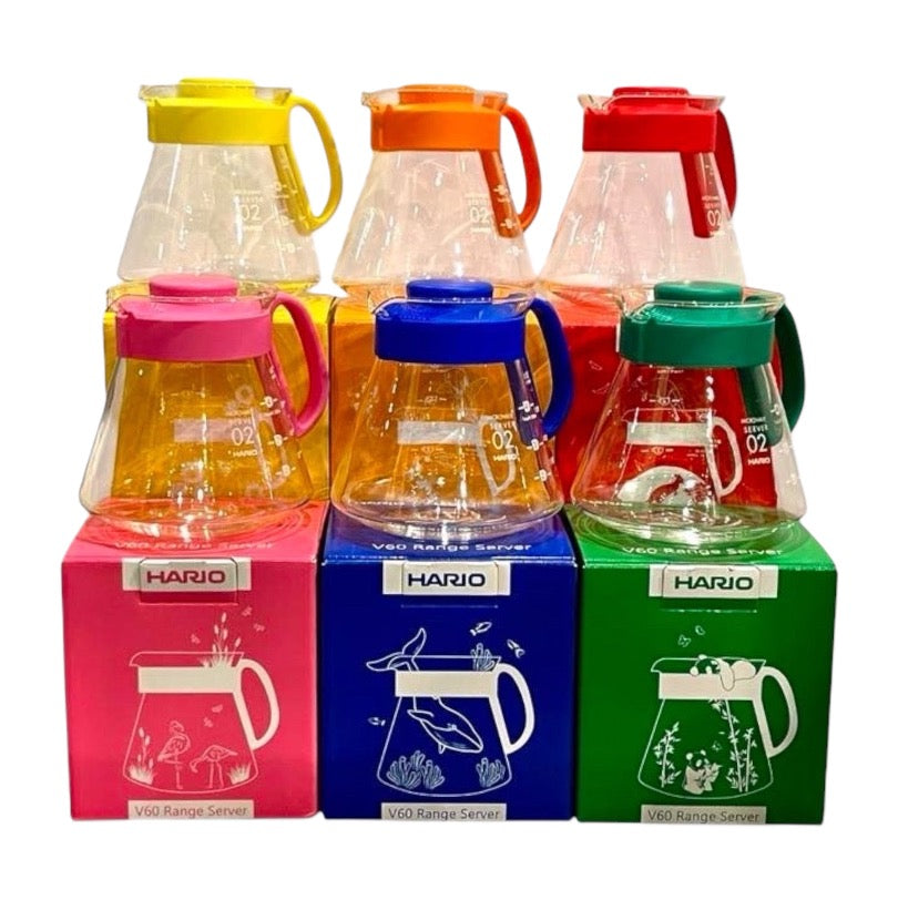 Hario V60 Range Server Kaffeekanne in 6 verschiedenen Farben