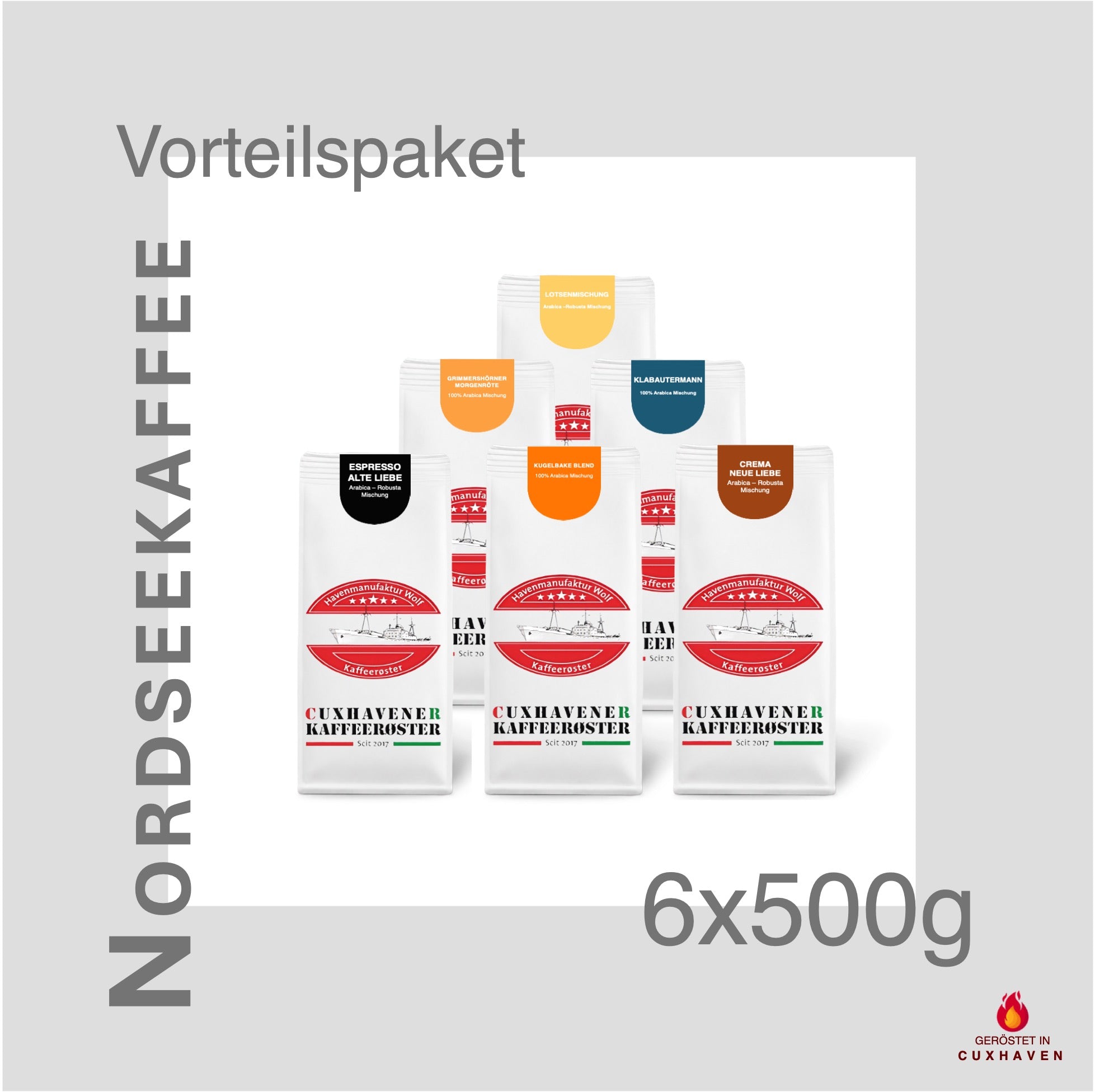 Nordsee Kaffeepaket - 3.000 g